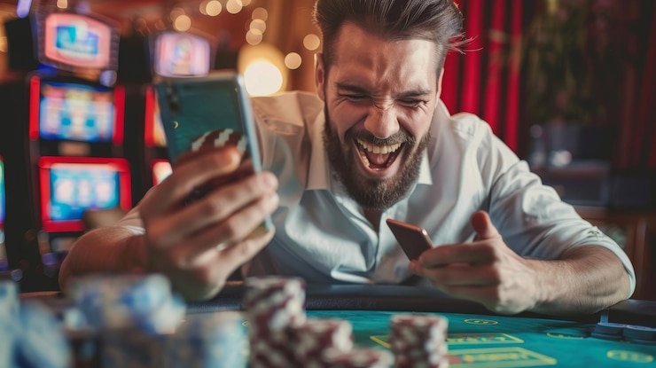 Mobile gaming experience showing Treasure Dragon slot on smartphone for Bangladesh players